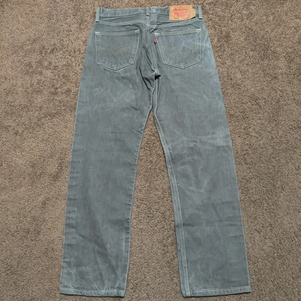 Vintage Levi's 501‎ Men's Jeans 32 x 32 ( Fits 31 x 30 ) Y2K Mable Gray Faded
